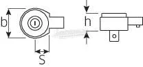 STAHLWILLE 735/20 58250020 Bedugaszolható racsni 1/2 (12.5mm)