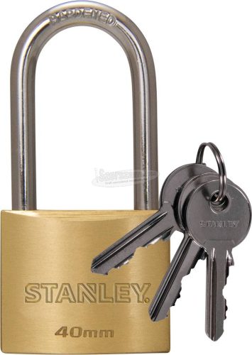 STANLEY 81113 371 401 Függő lakat 40mm Kulcsos zár