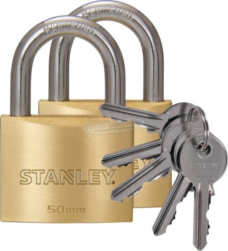 STANLEY 81104 371 402 Függő lakat 50mm Egyidőben záródó Kulcsos zár
