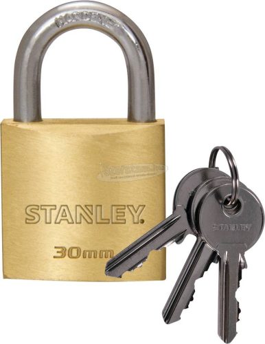 STANLEY 81102 371 401 Függő lakat 30mm Kulcsos zár