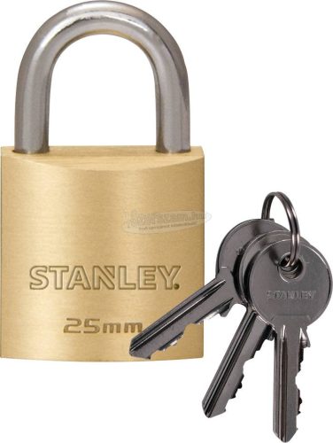 STANLEY 81101 371 401 Függő lakat 25mm Kulcsos zár