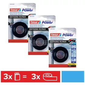   TESA EXTRA POWER javítószalag Fekete 2,5m x 19mm 3 db 56064-00500-00