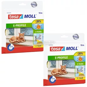   TESA E-PROFIL Tömítőszalag Fehér 10m x 9mm 2 db 05445-00500-00