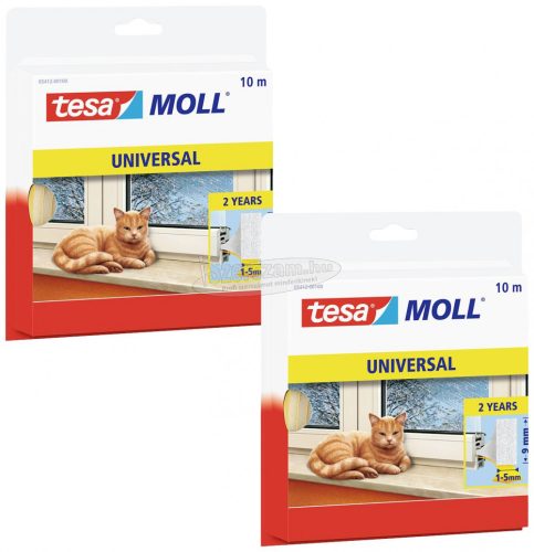 TESA UNIVERSAL 05412-00500-00 Tömítőszalag Fehér (H x Sz) 10 m x 9mm 2 db