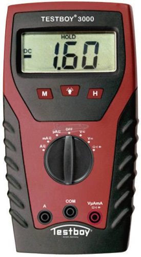 TESTBOY TB-3000 Kézi multiméter digitális CAT IV 600 V Kijelző (digitek): 2000