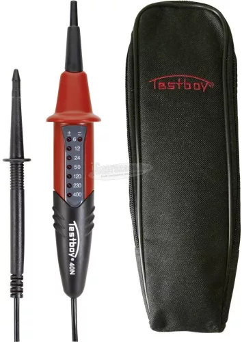 TESTBOY Kétpólusú feszültségvizsgáló 6-400V-ig, CAT III 1000 V, Testboy 40 Plus