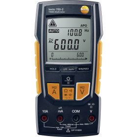   TESTO Digitális kézi multiméter TrueRMS CAT III 1000 V CAT IV 600 V 6000 digit, testo 760-2 0590 7602