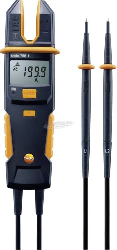 TESTO 755-1 Kézi multiméter, Lakatfogó digitális CAT IV 600 V, CAT III 1000 V Kijelző (digitek): 4000