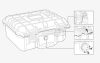 TOOLCRAFT Kültéri szerszámkoffer 500 x 410 x 190mm, IP67, por- és vízálló TO-7746852