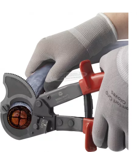TOOLCRAFT TO-7752546 Racsnis kábelvágó 35mm 240mm²
