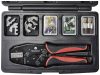 TOOLCRAFT TO-7703463 Krimpelő fogó készlet 83 részes Érvéghüvelyek 0.5-35mm² Érvéghüvely-választékot tartalmazó kofferrel, Cserélhető krimpelőbetétekkel