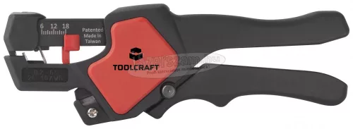 TOOLCRAFT TO-7752540 Csupaszoló szerszám 0.2-6mm² Kábelvágóval, Csupaszítószerszámmal