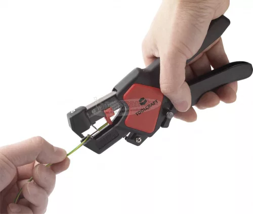 TOOLCRAFT TO-7752540 Csupaszoló szerszám 0.2-6mm² Kábelvágóval, Csupaszítószerszámmal