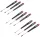 TOOLCRAFT Precíziós csavarhúzó készlet, 9 részes TO-7850262