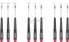 TOOLCRAFT Precíziós csavarhúzó készlet, 9 részes TO-7850262