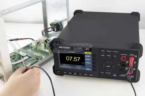 VOLTCRAFT Digitális asztali multiméter adatgyűjtővel CAT I 1000 V, CAT II 600 V 60000 digit, Voltcraft VC-7060BT