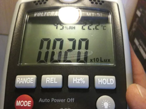 VOLTCRAFT MT-52 digitális multiméter K típusú hőmérséklet érzékelővel, fény-, zaj- és nedvesség érzékelők, NCV -érintésmentes feszültségvizsgáló