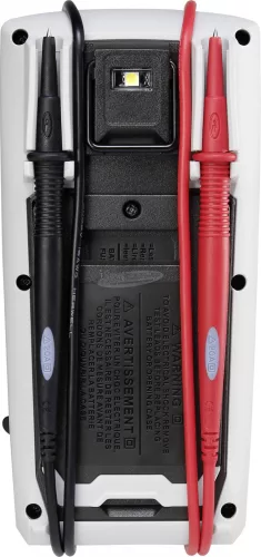 VOLTCRAFT Digitális multiméter, IP65 por és vízálló True RMS mérőműszer, LED lámpával 1000V AC/DC 10A AC/DC Voltcraft VC-450 E