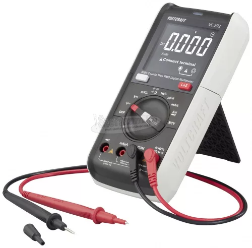 VOLTCRAFT Digitális kézi multiméter CAT III 600 V, 6000 digit, Voltcraft VC292