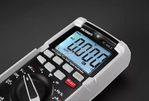VOLTCRAFT Digitális multiméter, True RMS, IP65, VOLTCRAFT VC-440 E