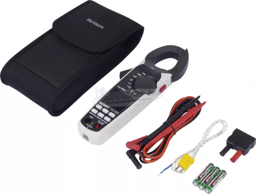 VOLTCRAFT Lakatfogó, AC/DC árammérő CAT III 600 V 1000 A, Voltcraft VC-533