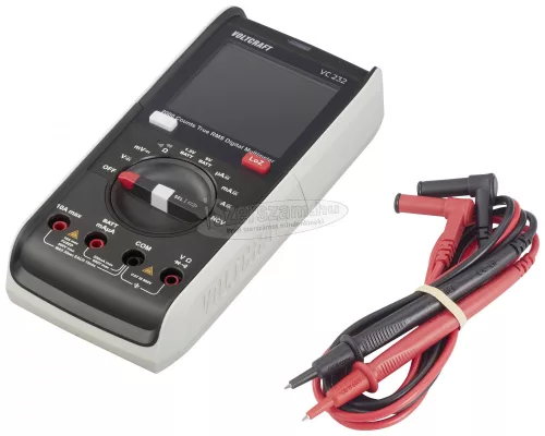 VOLTCRAFT Digitális kézi multiméter CAT III 600 V, 2000 digit, Voltcraft VC232