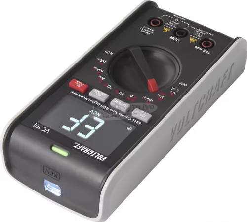 VOLTCRAFT Digitális kézi multiméter CAT III 600 V 6000 digit, Voltcraft VC191