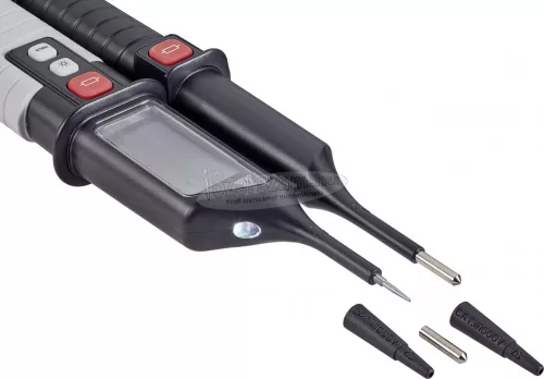 VOLTCRAFT Kétpólusú feszültségvizsgáló, LED-es és háttérvilágításos LCD kijelzővel 12-690V AC/DC Voltcraft VC-63