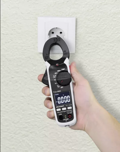 VOLTCRAFT Digitális AC/DC lakatfogó CAT III 600 V 4000 digit, Voltcraft VC-523