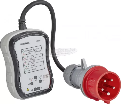 VOLTCRAFT Háromfázisú konnektorvizsgáló Voltcraft ST-16B