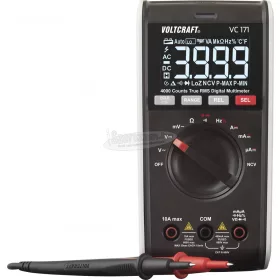   VOLTCRAFT Digitális kézi multiméter CAT III 600 V 4000 digit, Voltcraft VC171