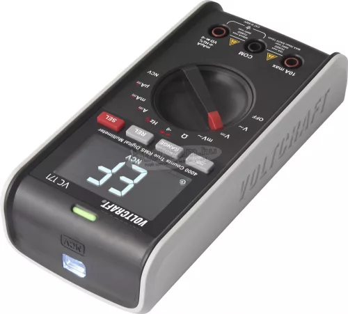 VOLTCRAFT Digitális kézi multiméter CAT III 600 V 4000 digit, Voltcraft VC171