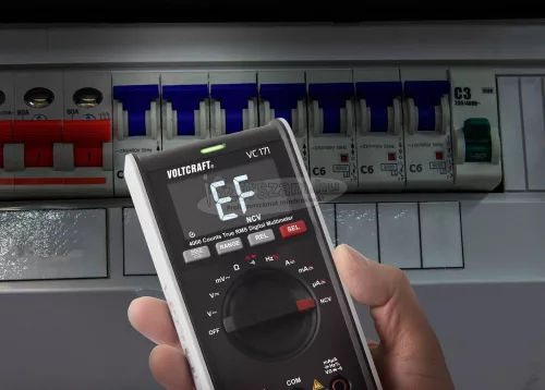 VOLTCRAFT Digitális kézi multiméter CAT III 600 V 4000 digit, Voltcraft VC171