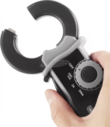 VOLTCRAFT Szivárgóáram mérő lakatfogó CAT II 600 V 1999 digit, Voltcraft VC-1310