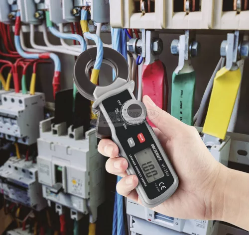 VOLTCRAFT Szivárgóáram mérő lakatfogó CAT II 600 V 1999 digit, Voltcraft VC-1310