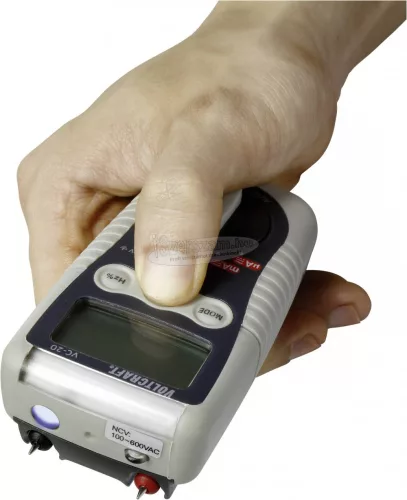 VOLTCRAFT Digitális multiméter, mérőműszer, beépített LED-es zseblámpa 600V AC/DC max.200mA AC/DC VOLTCRAFT VC-20 HEAVY-DUTY DMM