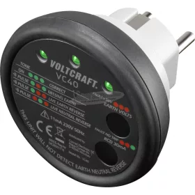VOLTCRAFT Konnektor dugalj teszter VOLTCRAFT VC40