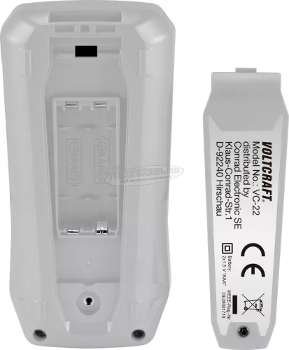 VOLTCRAFT Digitális kézi multiméter CAT III 600 V 4000 digit, Voltcraft VC-22