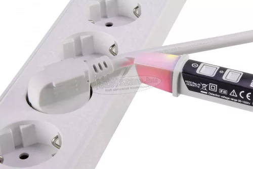 VOLTCRAFT Fázisceruza, érintés nélküli feszültségvizsgáló multiteszter LED világítással 90V/1000V AC Voltcraft MS-500