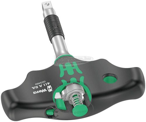 WERA 411 A RA T-fogantyús adaptercsavarhúzó racsnis funkcióval, 1/4", 1/4"x45mm 05023460001