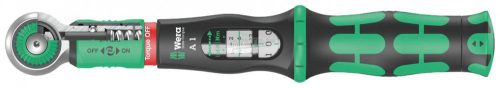 WERA Safe-Torque Egy 1 nyomatékkulcs 1/4"-es négyzetfejű hajtással, 2-12Nm, 1/4"x2-12Nm 05075800001