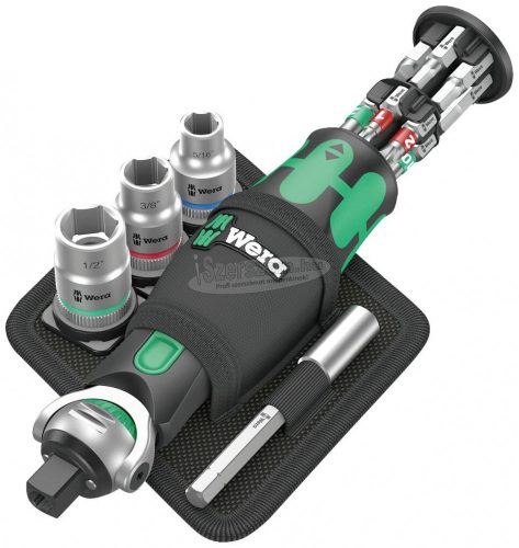 WERA 8009 Bit csavarhúzó készlet Zyklop Pocket Imperial Set 2, 18 részes 05004283001