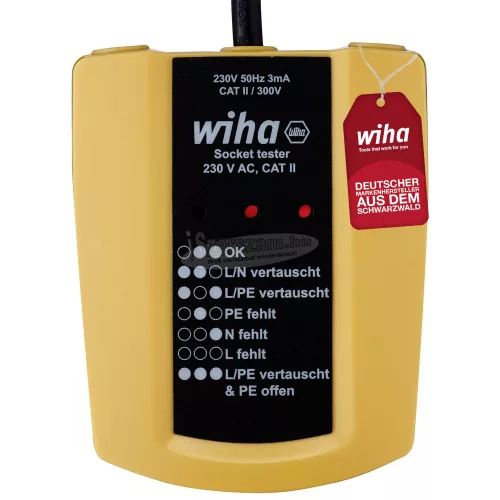 Wiha Aljzatteszter 230 V AC, CAT II (45220)