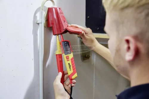 Wiha Feszültség- és folytonosság vizsgáló, 12–1 000 V AC, CAT IV 2x AAA elemmel (45216)