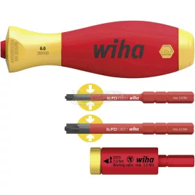   Wiha easyTorque electric adapter nyomatékkészlet 2,0Nm slimVario tartóval és SL/PZ slimBitekkel 4 részes (41477)