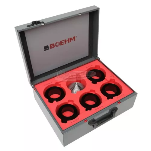 BOEHM XXL tömítéskivágó készlet 54+6 részes 2-100/420mm körzővel JLB2100PACC