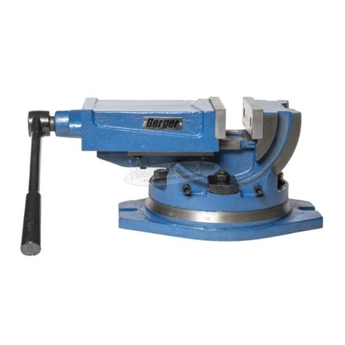 BERGER gépsatu, forgózsámolyos, dönthető 125mm