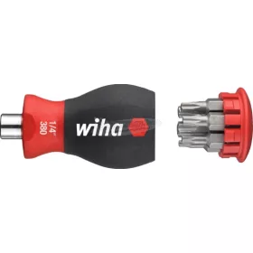   Wiha Csavarhúzó bittárral mágneses TORX 6 bittel, Stubby, 1/4" 33743