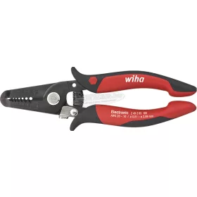   Wiha Electronic műszerész kábelcsupaszító fogó Kábelcsupaszító állomások 0,8-2,6mm² 165mm, 6 1/2" 36794