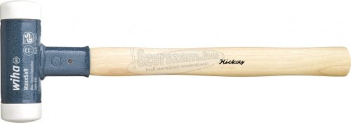 Wiha Cserélhető fejű kalapács visszaütésmentes, nagyon kemény Hickory fanyéllel, kerek kalapácsfejjel 30, 350mm 39008